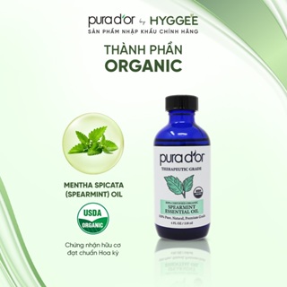 Pura Dor by Hyggee  Tinh dầu lục bạc hà organic nguyên chất PURA D OR