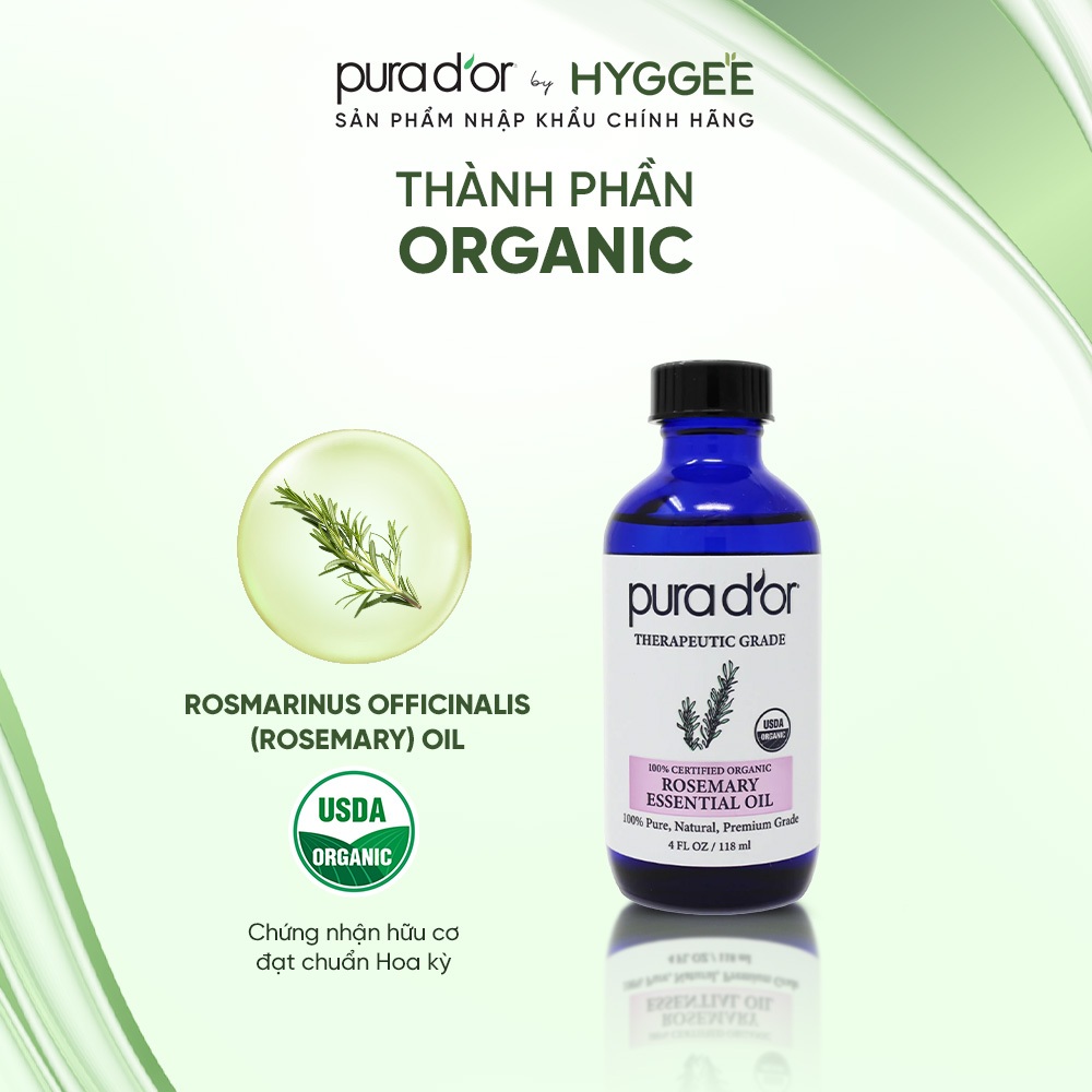 Pura Dor by Hyggee  Tinh dầu hương thảo organic nguyên chất PURA D OR