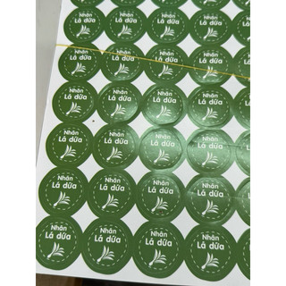 [ Rẻ vô địch ] 50 Tem nhân bánh trung thu, tem màu