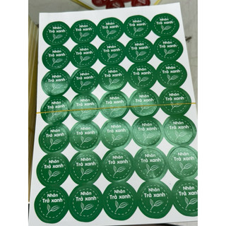 [ Rẻ vô địch ] 50 Tem nhân bánh trung thu, tem màu