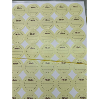 [ Rẻ vô địch ] 50 Tem nhân bánh trung thu, tem màu