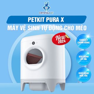 MÁY VỆ SINH TỰ ĐỘNG CHO MÈO PETKIT PURA X 2024