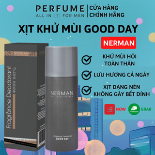Xịt khử mùi Nerman Good Day hương nước hoa Pháp 100ml