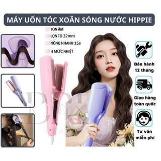  Máy Uốn Xoăn Sóng Hippie Tự Động Giữ Nếp Tóc Lâu Máy Làm Tóc Gợn Sóng An Toàn Nhỏ Gọn Dễ Dàng Mang Theo Mọi Nơi 