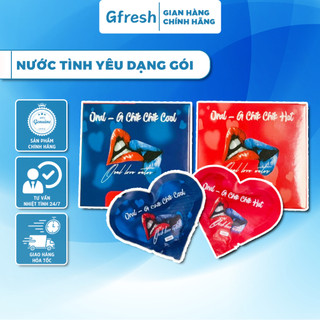 Nước tình yêu oral gfresh chik chik cool/hot dạng gói tiện lợi giúp cuộc yêu thêm thú vị khác lạ