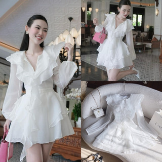 đầm bèo khoét vai