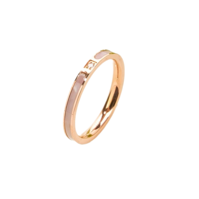 Nhẫn Nam Nữ Lys Dreamy Crystal Rose gold Ring 8024RG Fullbox - Trang Sức Cao Cấp