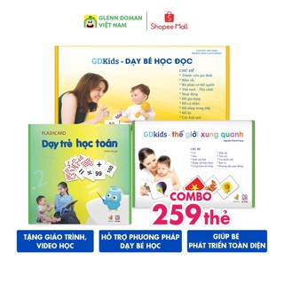 Flashcard - Bộ Thẻ Học Thông Minh Cho Bé Theo Phương Pháp Glenn Doman ( Combo Cơ Bản 259 Thẻ)