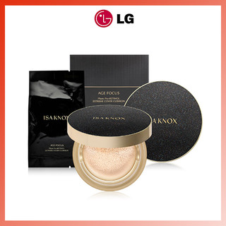 Phấn nước trang điểm LG ISA KNOX age focus phyto pro - retinol extreme cover cushion 15g x 2