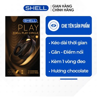 Bao cao su Shell Play Circle 6 tính năng - Hộp 10 cái | SHELL CHÍNH HÃNG