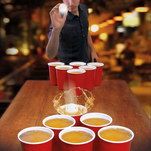 [HCM] Bộ Đồ Chơi Beer Pong 24pcs Ném Bóng Vào Cốc - Drinking Game Khuấy Động Tiệc Tùng, Bar, Pub, Ca