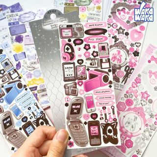 Hàng cao cấp- Sticker Wakawaka nhiều ký tự
