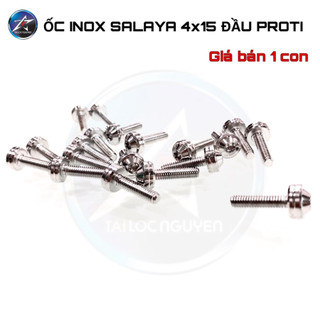 ỐC INOX SALAYA 4X15 ĐẦU PROTI - GIÁ BÁN 1 CON