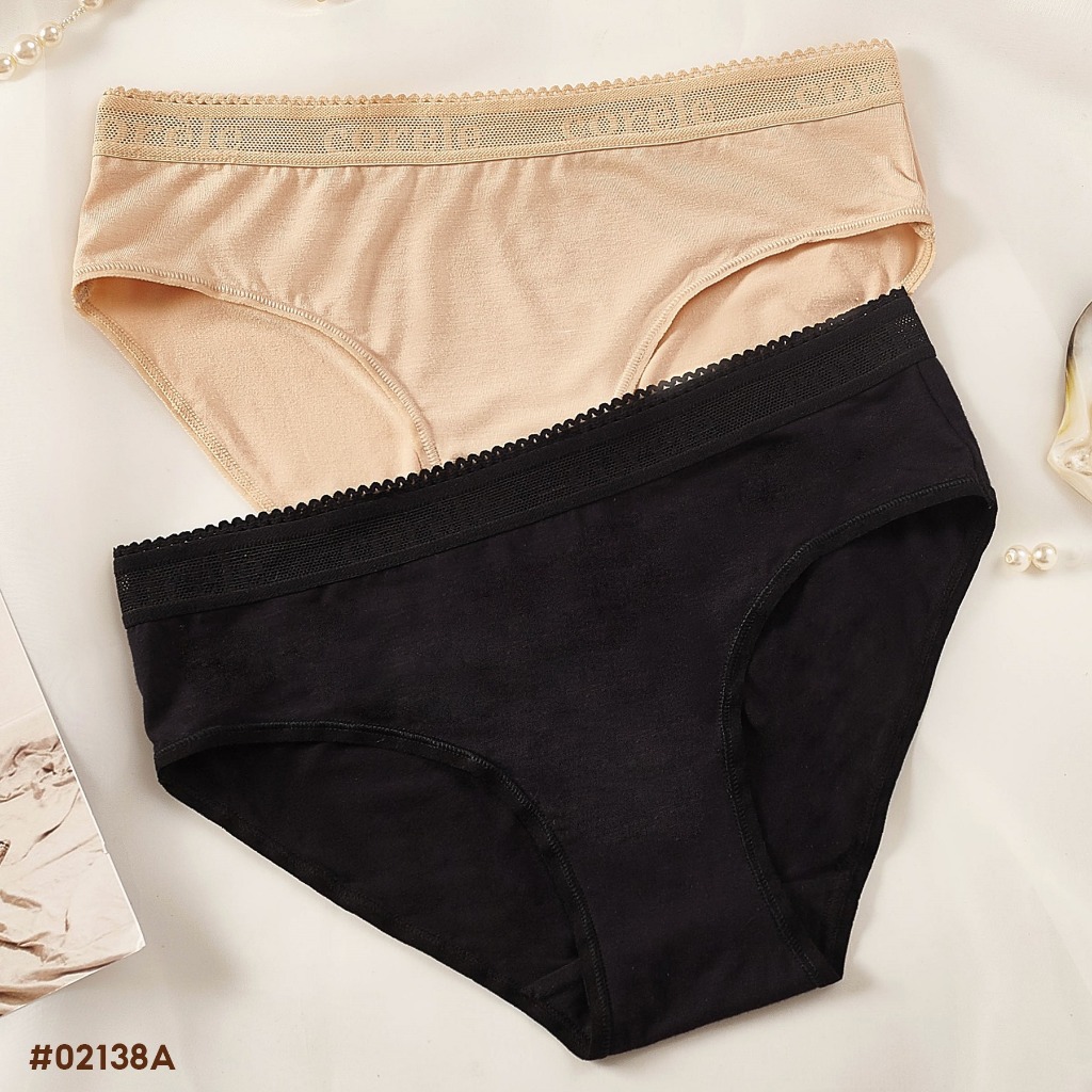 Quần lót nữ vải sợi tre bamboo, cạp vừa, chuẩn an toàn quốc tế Oeko-tex từ Corele Pháp - 02138A