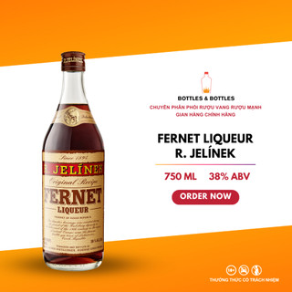 [CHÍNH HÃNG] XACH TAY - FERNET - Rượu Thảo Mộc Cộng Hòa Séc Fernet - 750ML - 38%