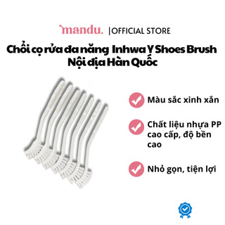 Chổi cọ rửa đa năng mini Inhwa Y Shoes Brush tiện dụng, Nội địa Hàn Quốc, Bàn chải cọ sạch từng ngóc ngách