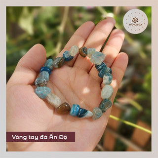 Vòng tay chuỗi hạt đá tự nhiên nhiều màu sắc - vòng tay ấn độ