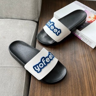 Dép nam nữ quai da khâu mác YOFEET nhiều màu hot trend  Mã: BM 40