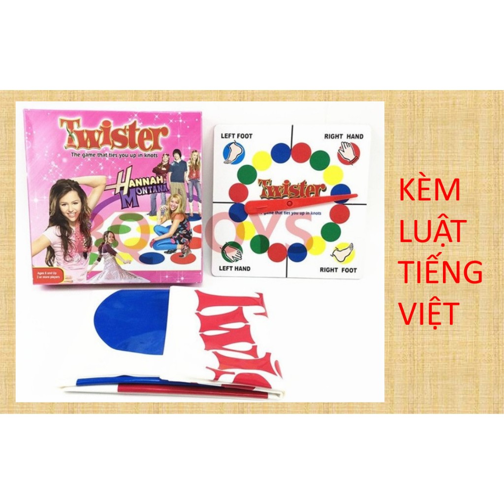 TRÒ CHƠI TWISTER-VẶN NGƯỜI CÙNG TWISTER