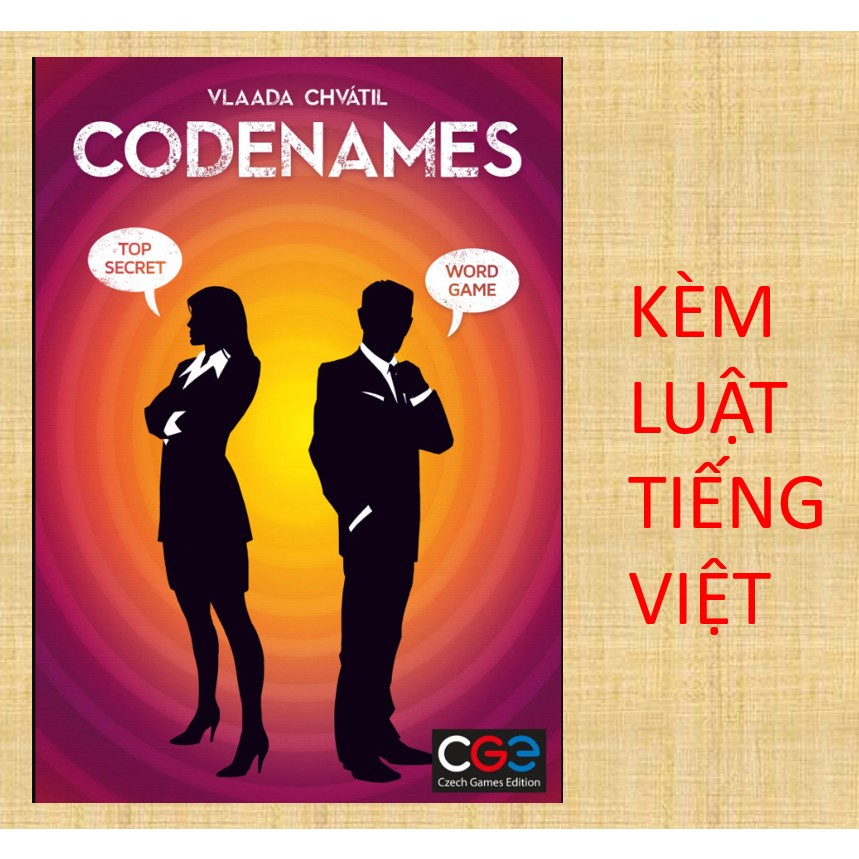 TRÒ CHƠI BOARD GAME CODENAME - PHIÊN BẢN TIẾNG ANH