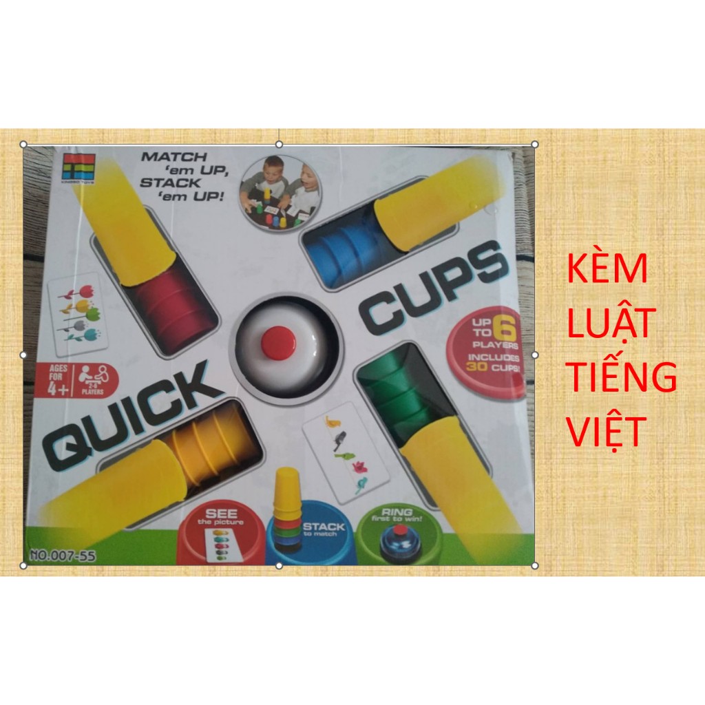 TRÒ CHƠI SPEED CUPS 4 NGƯỜI- CUỘC CHIẾN TỐC ĐỘ