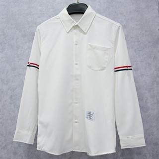  Sơ Mi nam Thom Browne Xám Thêu 4 kẻ sọc tay Full Màu Lựa Chọn Vải Lựa Mềm Mại, Áo Somi Thom Màu Ghi 4 vạch tay