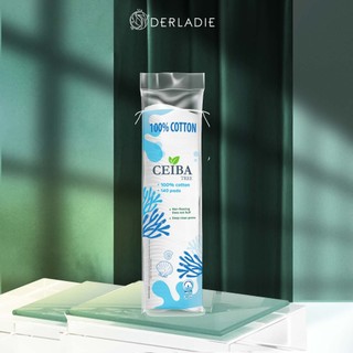 Bông Tẩy Trang Siêu Tiết Kiệm Dung Dịch Derladie Ceiba Cotton 140 Miếng