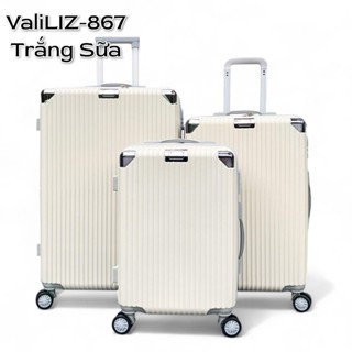 VALI BỌC GÓC INOX GIÁ RẺ SINH VIÊN - NHỰA ABS + PC BẢO HÀNH 05 NĂM - MS867