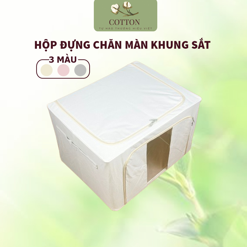 Hộp đựng chăn màn khung sắt