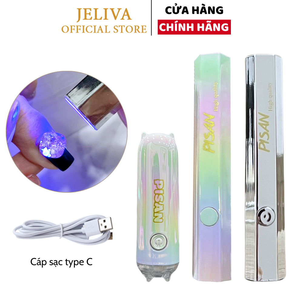 Đèn hơ móng mini cầm tay PISAN 3W Jeliva