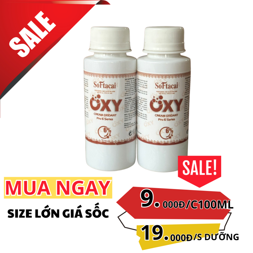 Oxy trợ nhuộm tóc siêu dưỡng chống rát da đầu 100ml