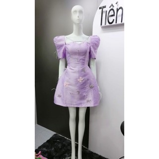 Đầm đá tím tiệc