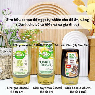 (Date: 5/2025 - 2026)Siro gạo hữu cơ Bio Đức - 250ml Hàng đi Air
