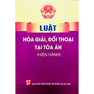 Sách - luật hòa giải, đối thoại tại tòa án