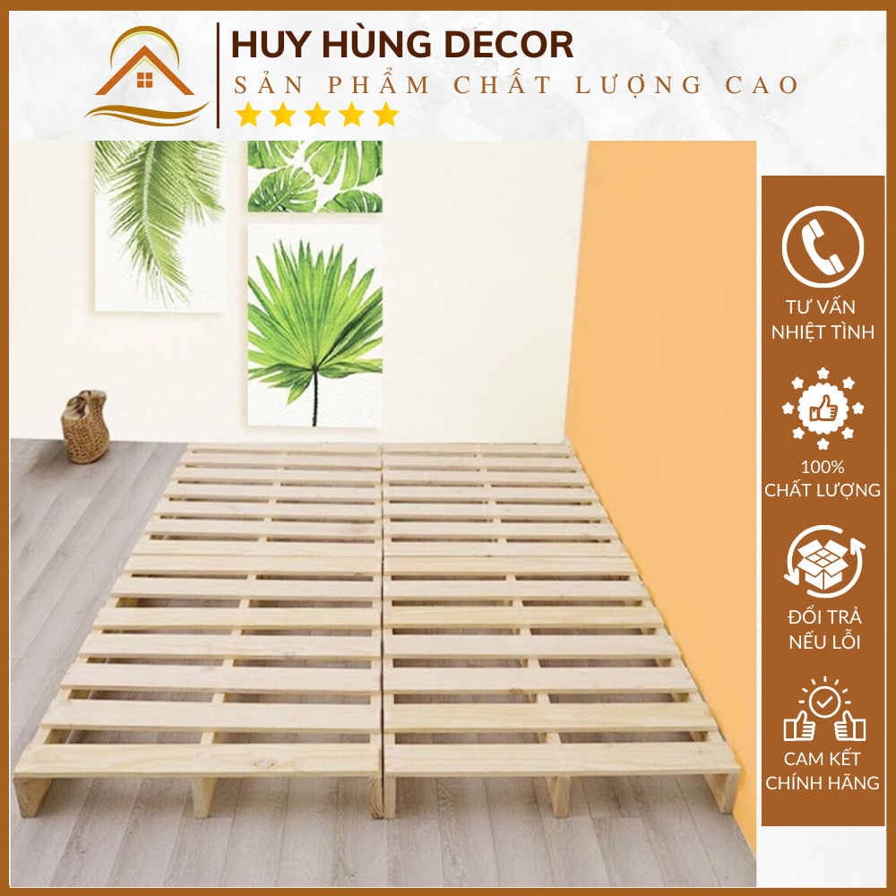 Giường Gỗ pallet Gập Gọn, Giường Gập Gỗ Thông Minh