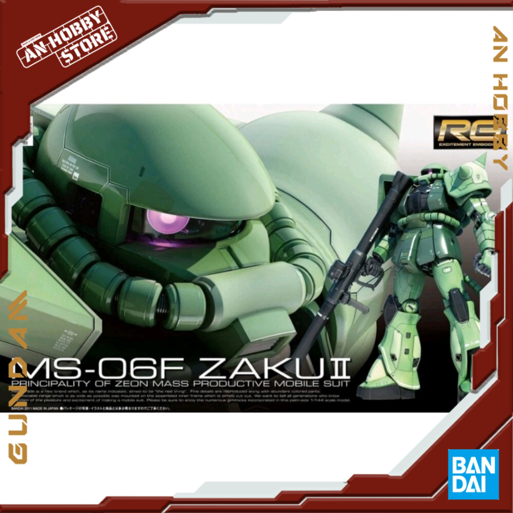 [HÀNG CÓ SẴN] BANDAI Mô hình lắp ráp Gundam RG MS-06F Zaku II
