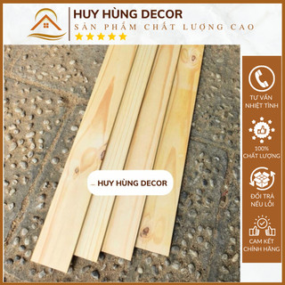 Thanh Nan Gỗ Thông Bào Sẵn Giá Rẻ Dày 1cm x 10cm x Dài 1m2, Gỗ Thông Xẻ Thanh Thích Hợp Trang Trí, Diy