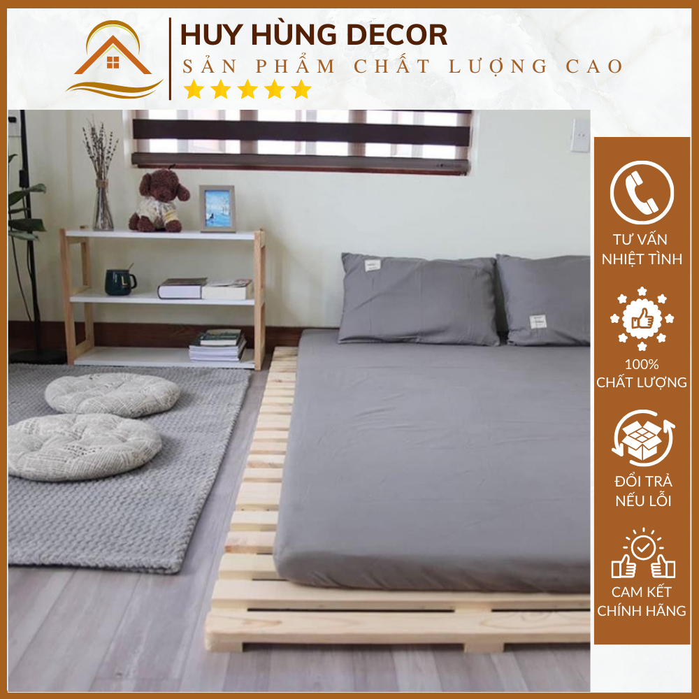 Giường Gỗ pallet Gập Gọn, Giường Gập Gỗ Thông