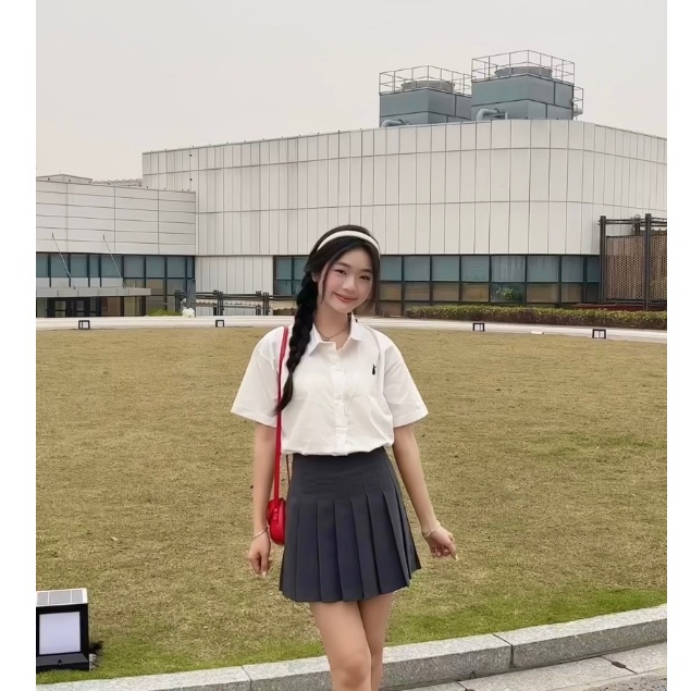 Áo Sơ Mi Nữ Cộc Tay Thêu Thỏ Xinh, Áo Sơ Mi Nữ Phong Cách Hàn Quốc Dễ Thương | BigBuy360 - bigbuy360.vn