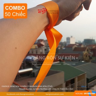 Băng rôn buộc tay trang trí ( số lượng 50 cái )