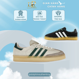 Giày_Adidas Samba Chalk White Green, Black Hàng Chuẩn Chính Hãng Full Box.
