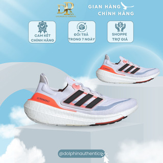 Giày_Adidas Ultraboost 6.0 Light White Solar Red Running Hàng Chuẩn Chính Hãng Full Box.