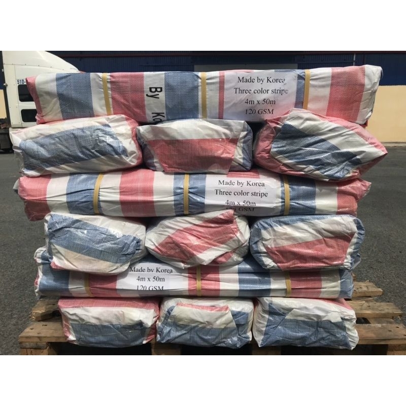Bạt sọc Hàn Quốc loại 1 khổ 6m*1M tới