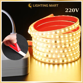 5 Mét 10 Mét Dây Led dán 220V chống nước + Tặng kẹp, dây Led trang trí phòng, quán cà phê, noel, lễ tết