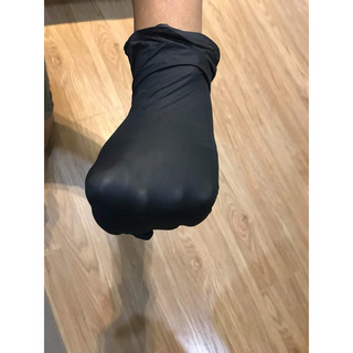 100c GĂNG TAY ĐEN SIÊU DAI, KHÔNG BỘT