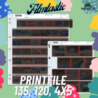 Printfile đựng, lưu trữ âm bản film cỡ 135, 120, 4x5 - Lưu trữ, ghi chú film