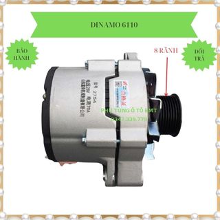 Máy phát không trợ lực (Dinamo) Dongfeng Trường Giang 8 tấn. Mã JFZ2754, 28V-70A, puly 8 rãnh.