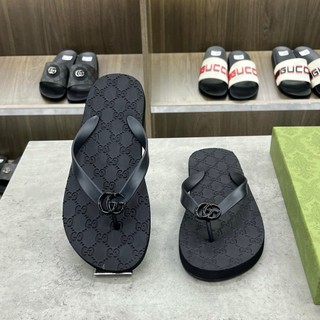 Dép tông đen gucci đi biển mùa hè cao cấp