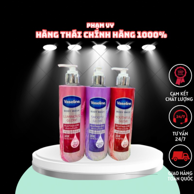 SỮA TẮM VASELINE GLUTA GLOW 10X