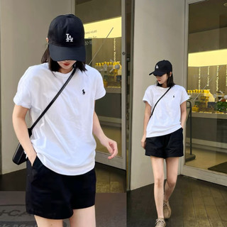 Áo thun nữ ôm body baby tee thêu ngựa vải cotton co dãn 4 chiều MA211